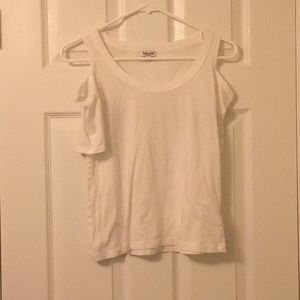 Cold Shoulder Short Sleeve Top